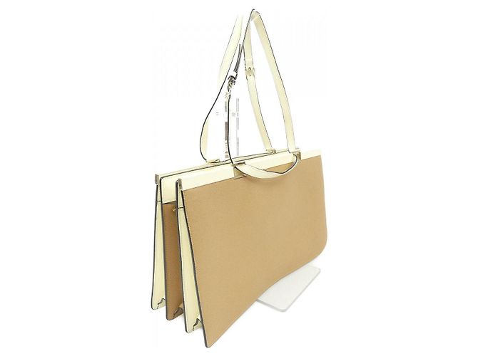 Borsa a mano in pelle Valextra Marrone - vista 2