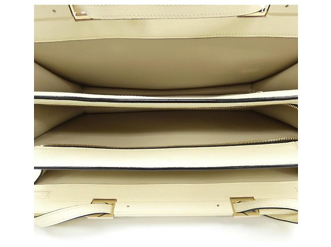 Borsa a mano in pelle Valextra Marrone - vista 6