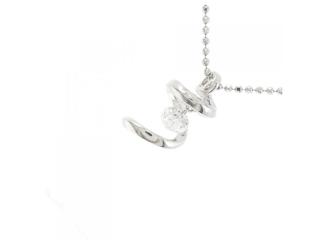 Autre Marque Collana in Diamante Pt950 Argento - vista 3