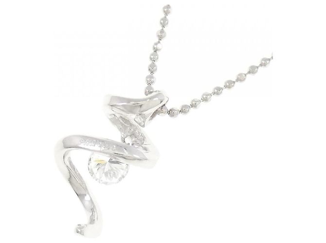 Autre Marque Collana in Diamante Pt950 Argento - vista 4