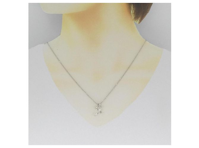 Autre Marque Collana in Diamante Pt950 Argento - vista 6