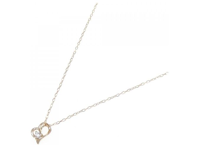 Autre Marque Collana con diamante a forma di cuore Au750 Rosa - vista 2