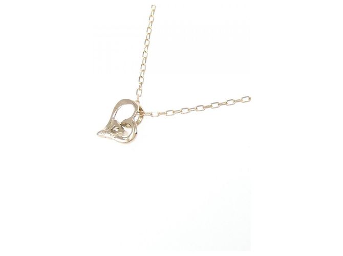 Autre Marque Collana con diamante a forma di cuore Au750 Rosa - vista 4