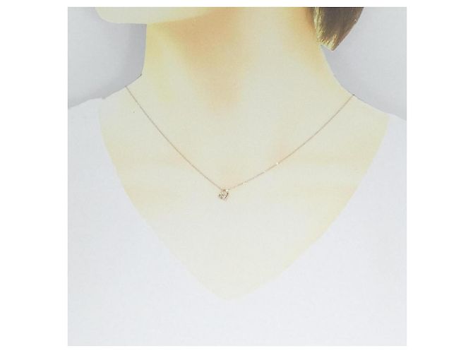 Autre Marque Collana con diamante a forma di cuore Au750 Rosa - vista 6