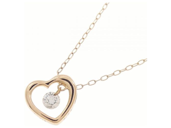 Autre Marque Collana Cuore di Diamanti Au750 Rosa - vista 3