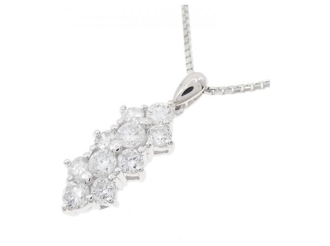 Autre Marque Collana in diamante PT900 PT850 Argento - vista 3