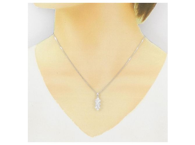 Autre Marque Collana in diamante PT900 PT850 Argento - vista 6