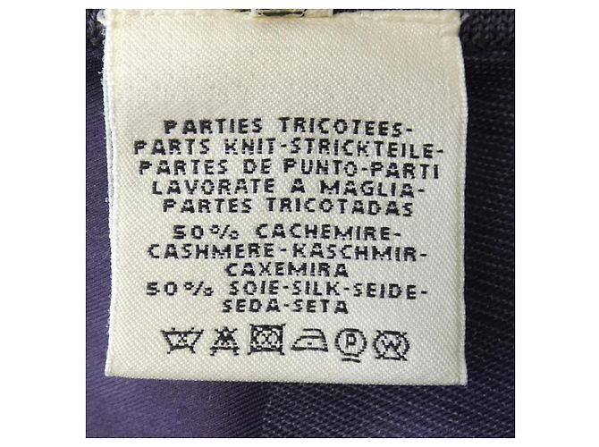 Hermès Hermes Cashmere-Kleid Lila - Ansicht 3