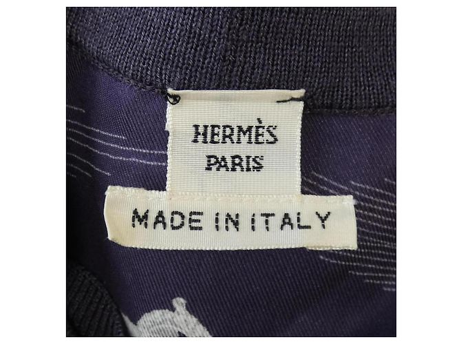 Hermès Hermes Cashmere-Kleid Lila - Ansicht 4