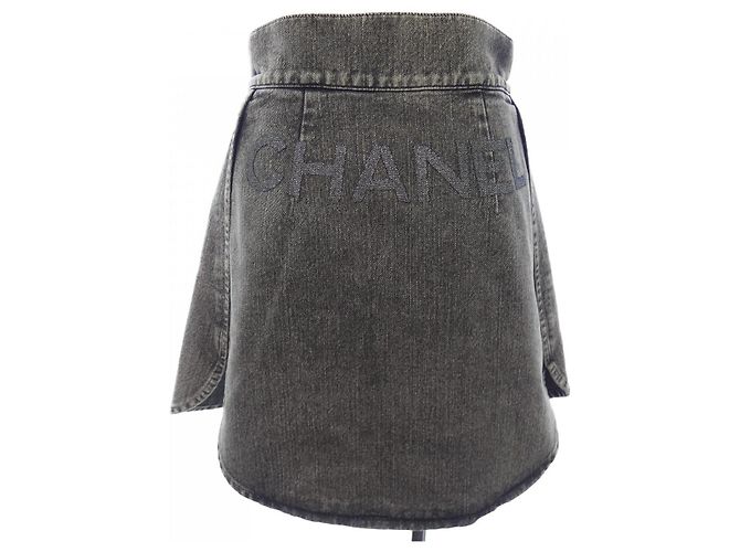 Timeless Saia Chanel Skirt Skirt Marrom - vista 2