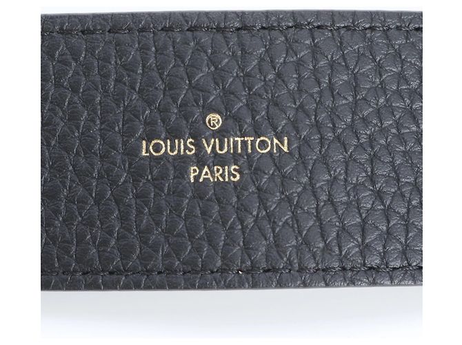 Capucines Cinghia in pelle Louis Vuitton Nero - vista 6