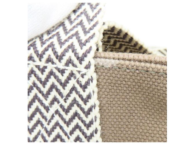 Hermès Borsa Tote MM Cannes Hermes Beige Crudo - vista 12