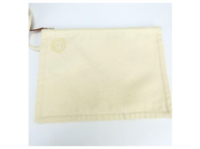 Hermès Borsa Tote MM Cannes Hermes Beige Crudo - vista 16