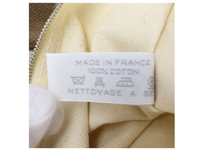 Hermès Borsa Tote MM Cannes Hermes Beige Crudo - vista 21