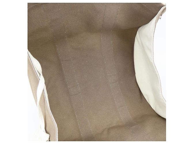 Hermès Borsa Tote MM Cannes Hermes Beige Crudo - vista 22