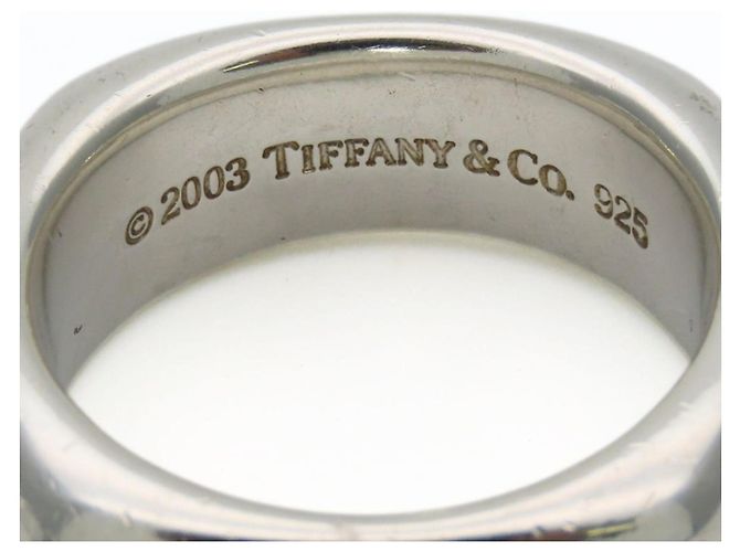 Quadratischer Bandring von Tiffany & Co. Silber - Ansicht 3