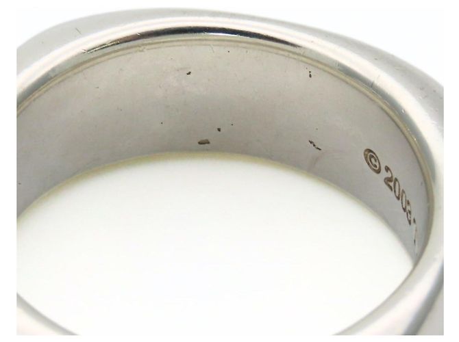 Quadratischer Bandring von Tiffany & Co. Silber - Ansicht 4