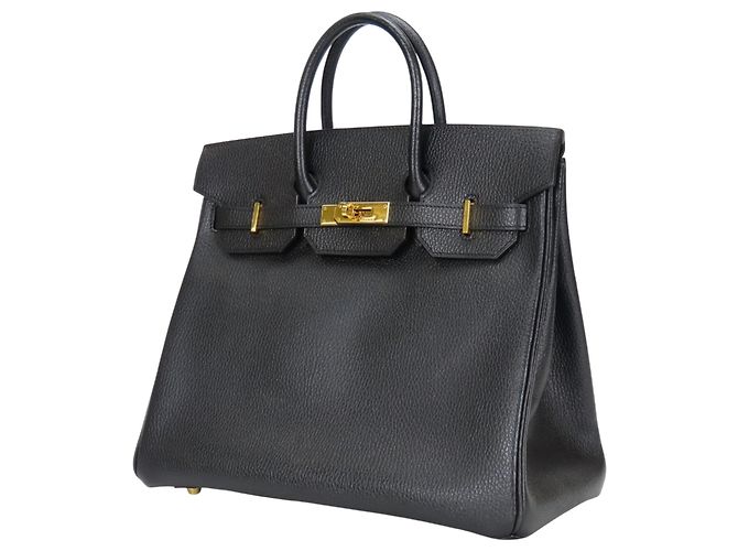 Borsa Tote Haut à Courroies 32 di Hermès Nero - vista 3