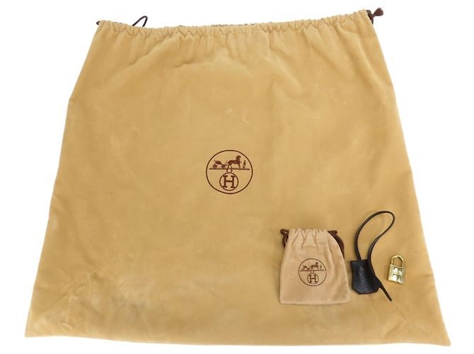 Borsa Tote Haut à Courroies 32 di Hermès Nero - vista 32