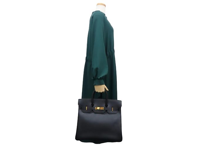 Borsa Tote Haut à Courroies 32 di Hermès Nero - vista 33