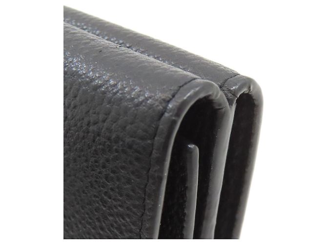 Saint Laurent Dreifach-Wallet Schwarz - Ansicht 22