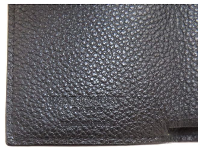 Saint Laurent Dreifach-Wallet Schwarz - Ansicht 7