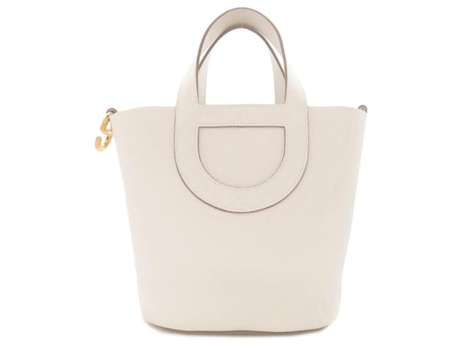 Borsa Hermès In the Loop 18 Bianco - vista 2