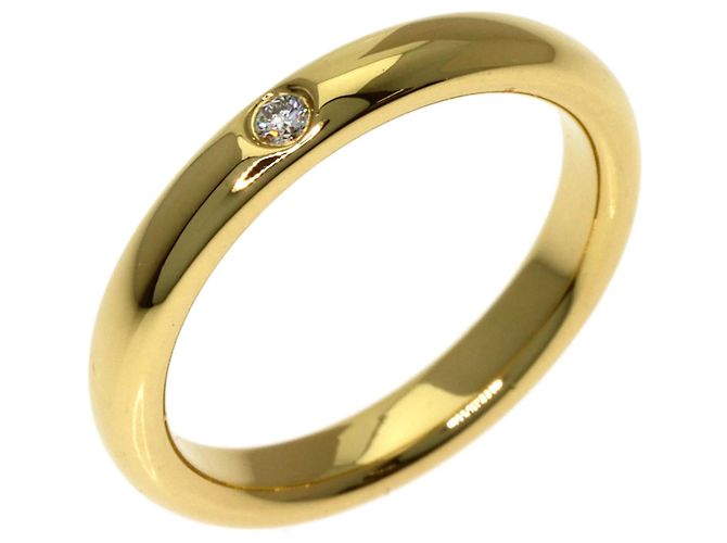 Fede nuziale in oro giallo 18K Tiffany & Co. - vista 2