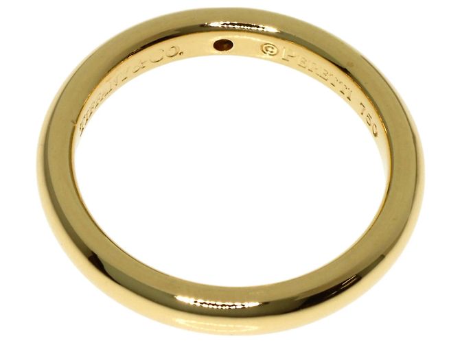 Fede nuziale in oro giallo 18K Tiffany & Co. - vista 4
