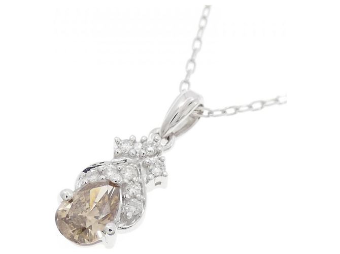 Autre Marque Collana in diamante in oro bianco Au750 Argento - vista 3