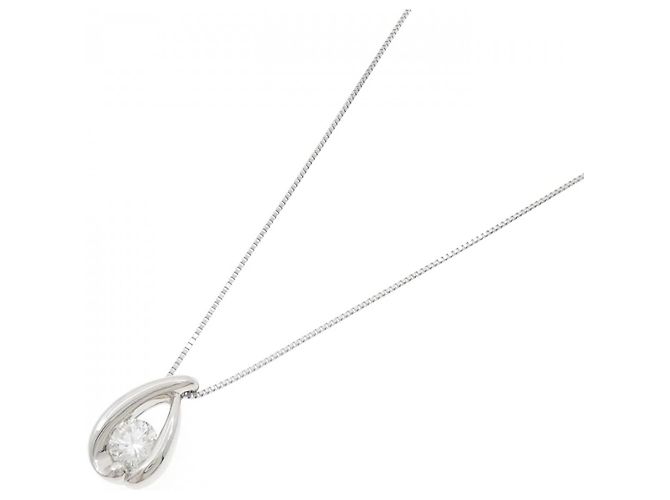Autre Marque Collana in diamante Pt900/Pt850 Argento - vista 2