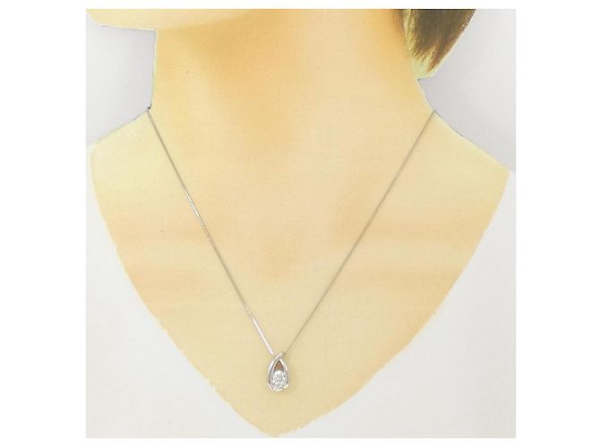 Autre Marque Collana in diamante Pt900/Pt850 Argento - vista 6