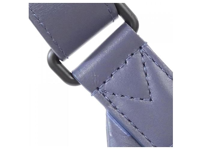 Marsupio Louis Vuitton Discovery Bumbag Monogram Shadow Blu Blu navy - vista 6