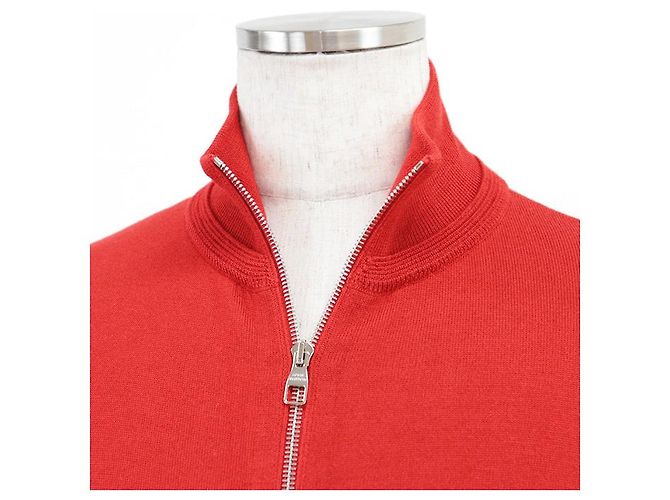 Giacca da guida Louis Vuitton in lana e seta Rosso Beige - vista 13