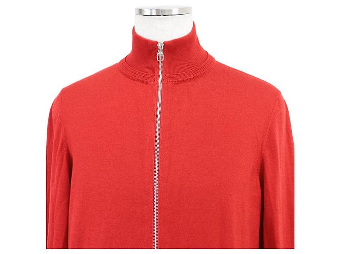 Giacca da guida Louis Vuitton in lana e seta Rosso Beige - vista 2