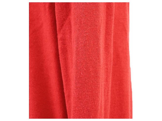 Giacca da guida Louis Vuitton in lana e seta Rosso Beige - vista 8