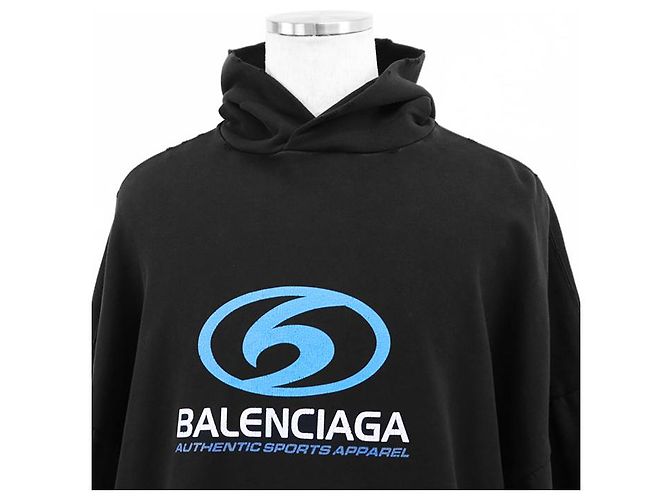 Everyday Sudadera de algodón Balenciaga Negro - vista 2