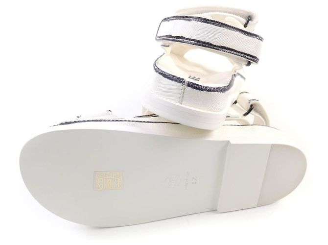 Sandali in pelle Chanel Bianco - vista 7