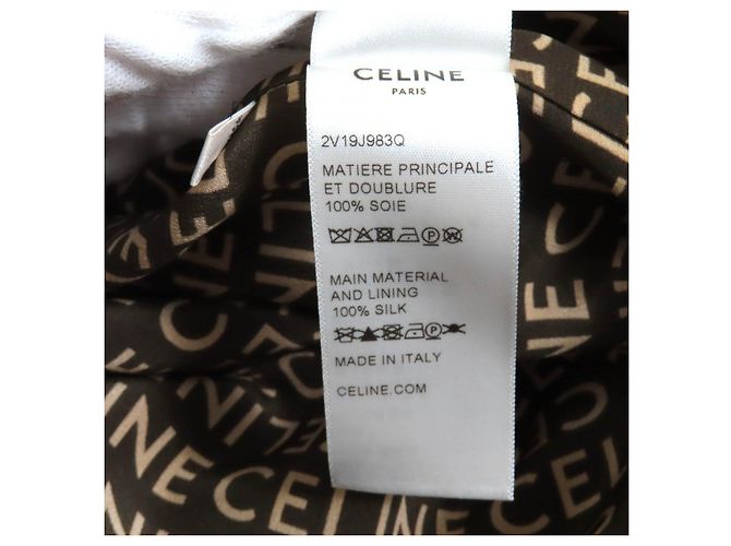 Céline Giacca in seta Celine Beige - vista 10