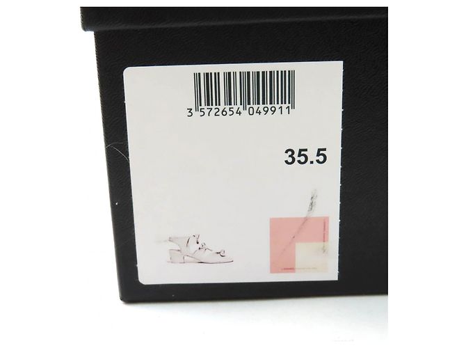 Sandálias de couro Chanel G35297 Rosa - vista 14