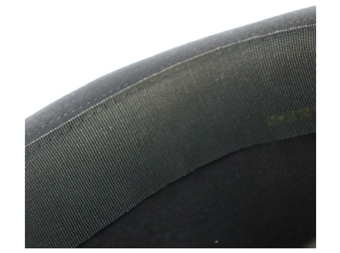 Cappello Fedora in feltro di coniglio Hermès Grigio Grigio antracite - vista 12