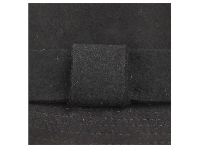 Cappello Fedora in feltro di coniglio Hermès Grigio Grigio antracite - vista 7