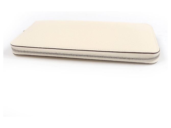 Cartera Larga Azap de Cuero Epsom Hermès Beige - vista 5