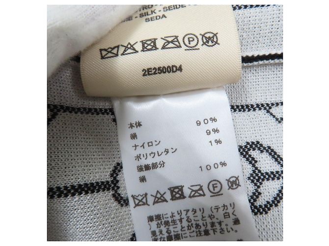 Vestido de seda de punto Horsebit de Hermès Negro - vista 7