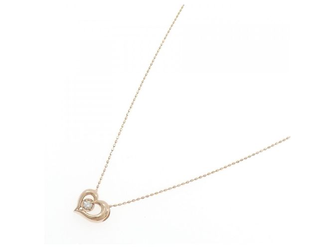 Autre Marque Collana con diamante a forma di cuore Au750 Rosa - vista 2