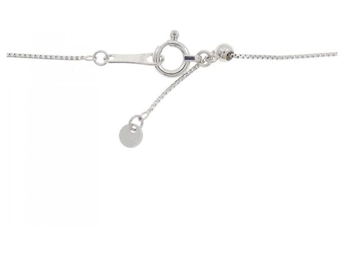 Autre Marque Collana in Zaffiro e Diamante Pt900/Pt850 Argento - vista 5
