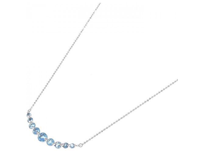 Autre Marque Collana in Topazio Blu Au750 - vista 2