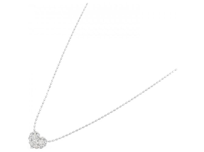 Autre Marque Collana Cuore di Diamante Au750 Argento - vista 2