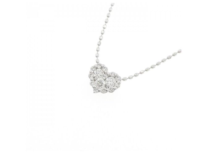 Autre Marque Collana Cuore di Diamante Au750 Argento - vista 3