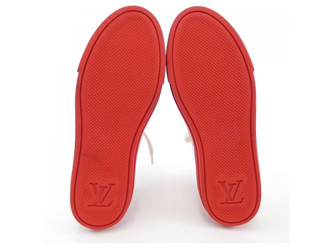 Sneaker Monogram Stellar Line LV Escale di Louis Vuitton Bianco Rosso - vista 4